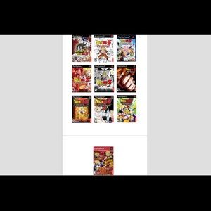 PS2: 8MB Memory Card Saved Game Data for 10 Dragon Ball Z Games (All unlocked)
